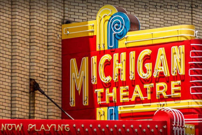 Michigan Theatre - Marquee (newer photo)